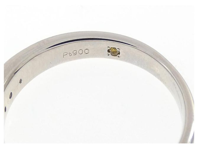 Autre Marque PT900 Platin Diamantring Silber - Ansicht 4