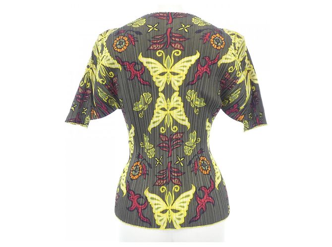 Autre Marque Top PLEATS PLEASE Issey Miyake Amarillo - vista 2