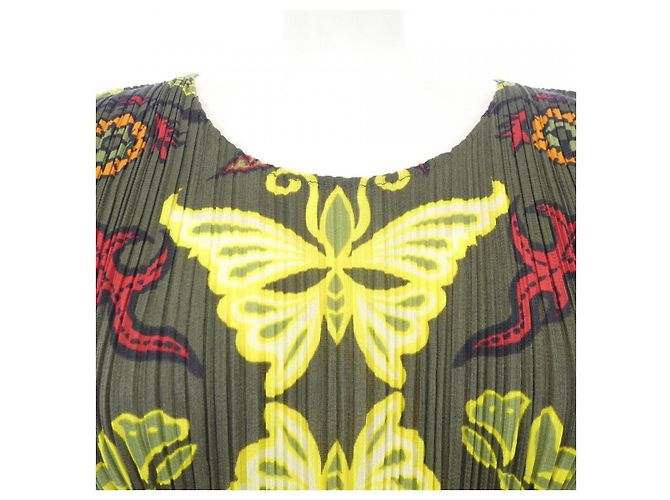 Autre Marque Top PLEATS PLEASE Issey Miyake Amarillo - vista 4