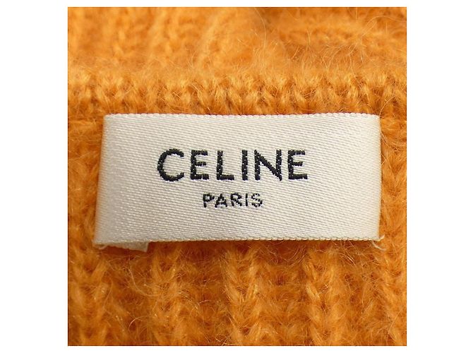 Céline Cárdigan de lana Celine Naranja - vista 4