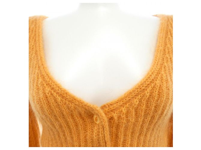 Céline Cárdigan de lana Celine Naranja - vista 5