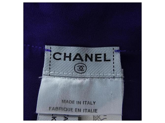 Timeless Top de seda Chanel Púrpura - vista 4