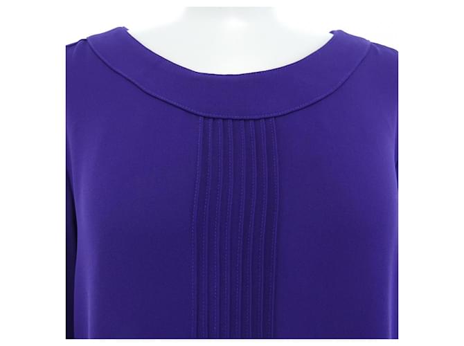 Timeless Top de seda Chanel Púrpura - vista 5