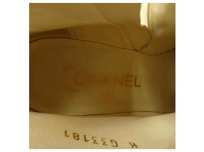 Timeless Botas Chanel G33181 Beige - vista 6