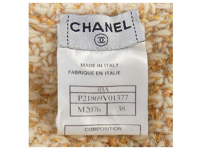 Timeless Chaqueta Chanel P21869V01377 03A Beige Naranja Amarillo - vista 4