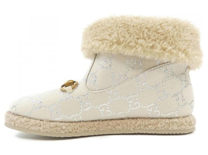 Botas de shearling Gucci Blanco - vista 2