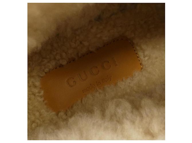 Botas de shearling Gucci Blanco - vista 6