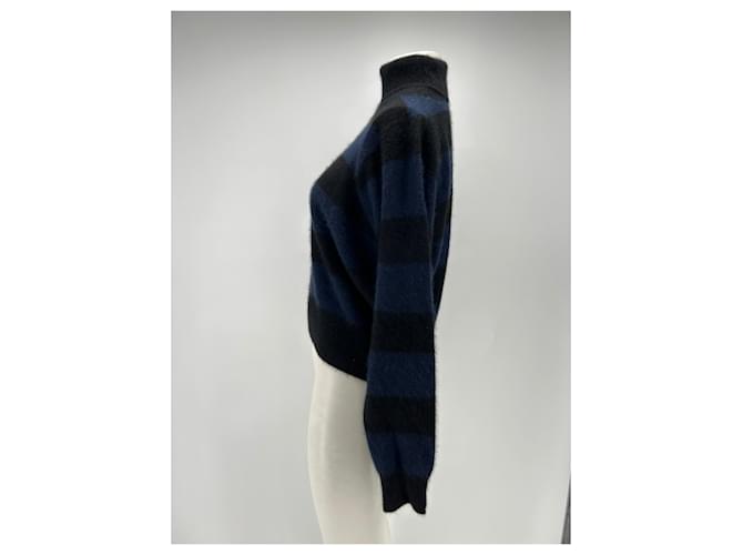 Autre Marque Schwarzer und blauer Pullover - Ansicht 4