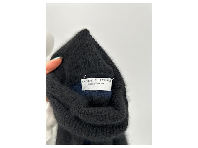 Autre Marque Schwarzer und blauer Pullover - Ansicht 5
