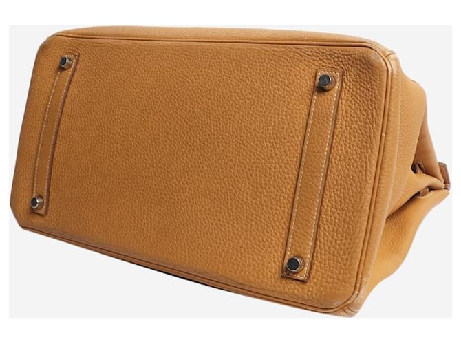 Hermès Borsa Birkin 35 2014 marrone - vista 4