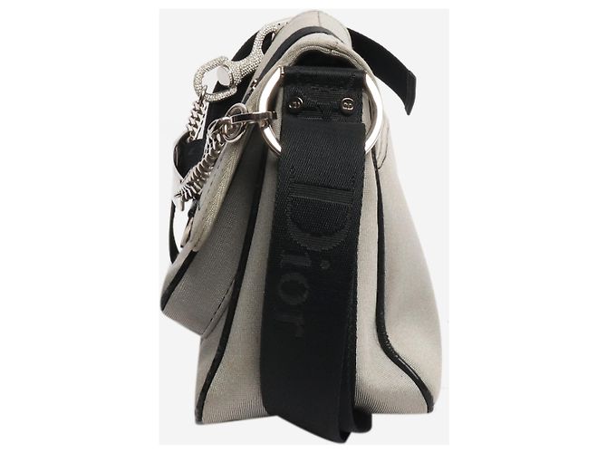 Christian Dior Borsa a tracolla Hardcore 2003 grigia Grigio - vista 4