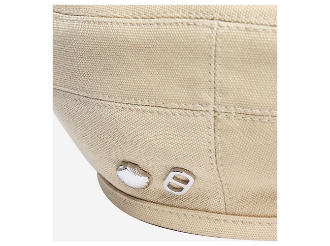 Hermès Beige canvas beret - view 3