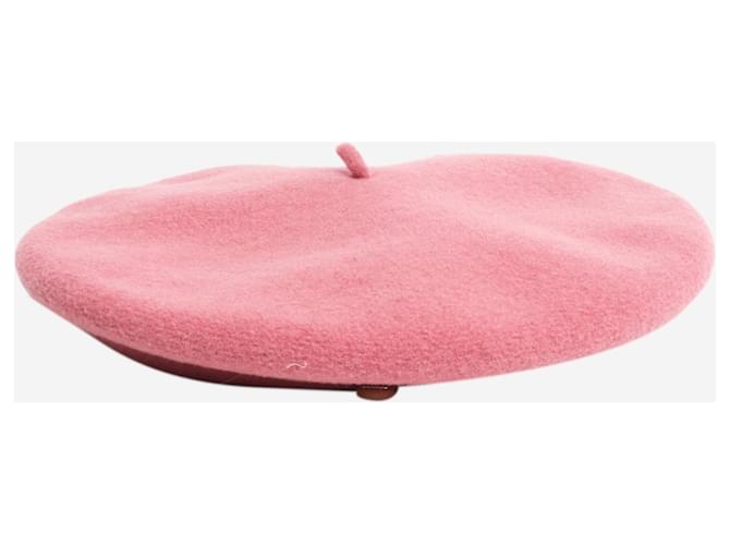 Hermès Rosa Wollberet Pink - Ansicht 2