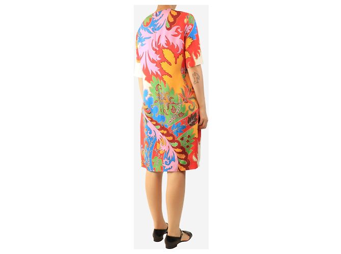 Etro Ärmelloses Midi-Kleid mit abstraktem Print - Größe UK 16 Mehrfarben - Ansicht 2