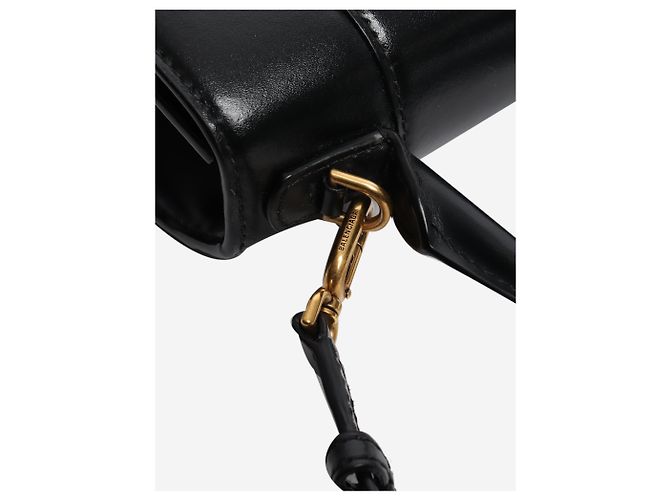 Balenciaga Borsa 2way in pelle Black Hourglass Nero - vista 10