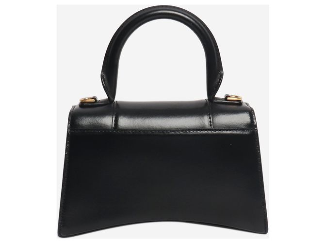 Balenciaga Borsa 2way in pelle Black Hourglass Nero - vista 4