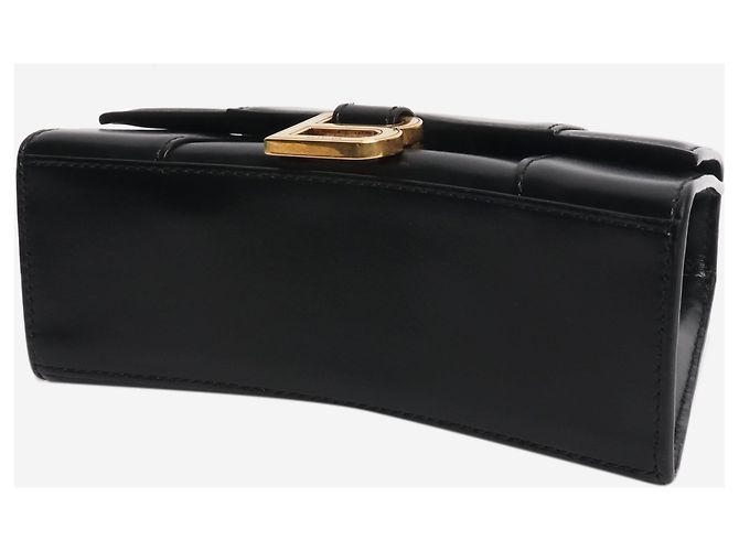 Balenciaga Borsa 2way in pelle Black Hourglass Nero - vista 5