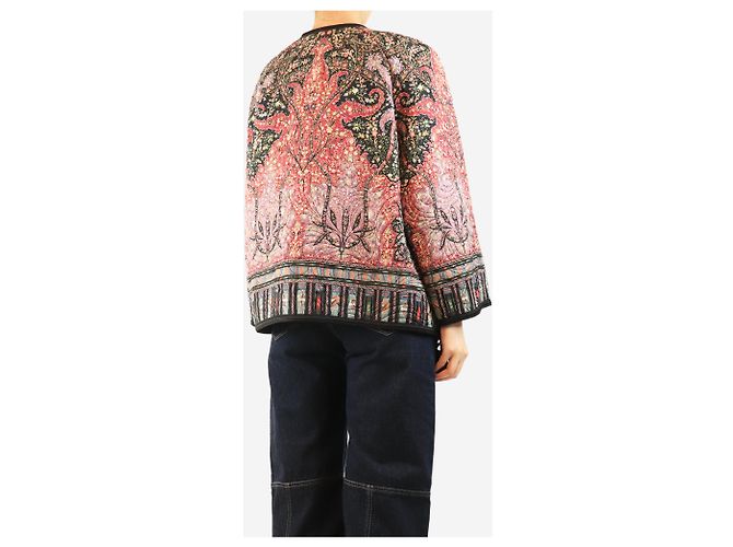 Etro Giacca trapuntata Paisley - taglia UK 14 Rosa - vista 2