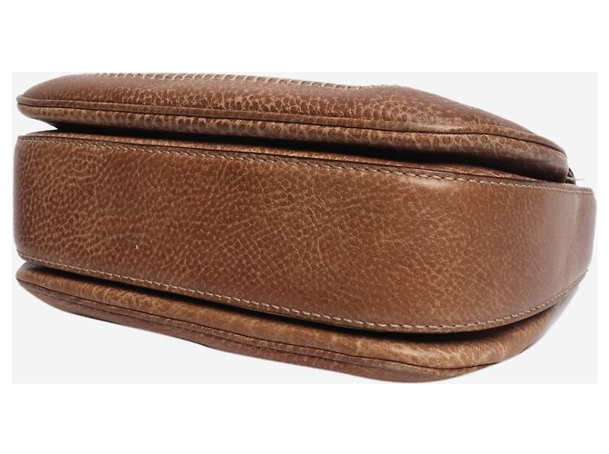 Bamboo Gucci Bolsa transversal de bambu e couro marrom - vista 5