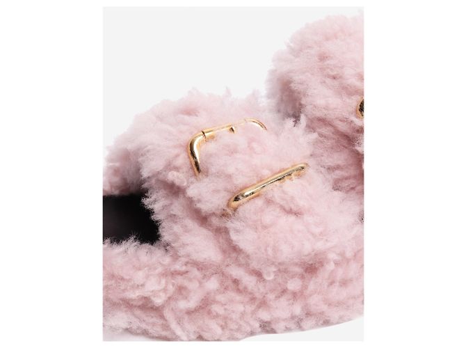 Marni Sandali in shearling rosa - taglia EU 40 - vista 3