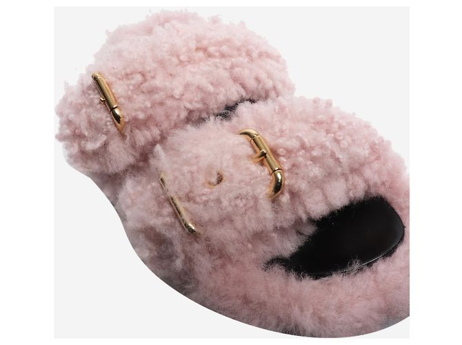 Marni Sandali in shearling rosa - taglia EU 40 - vista 6
