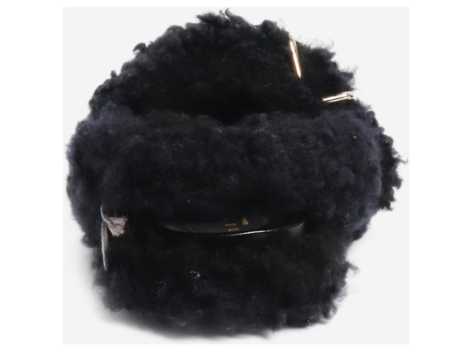 Marni Sandali in shearling nero - taglia EU 40 - vista 4