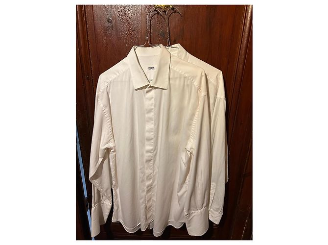 Set di 2 camicie da smoking Hugo Boss e Nogaret Rosa Bianco - vista 2
