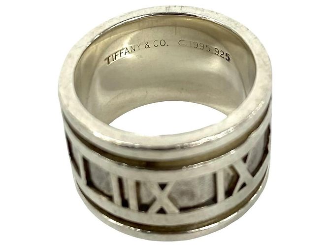 Anello Tiffany & Co. Vintage Atlas Wide Band Argento - vista 3