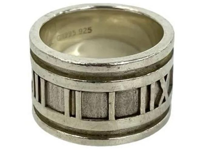 Anello Tiffany & Co. Vintage Atlas Wide Band Argento - vista 5