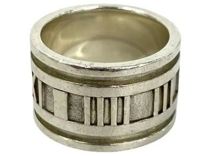 Anello Tiffany & Co. Vintage Atlas Wide Band Argento - vista 6