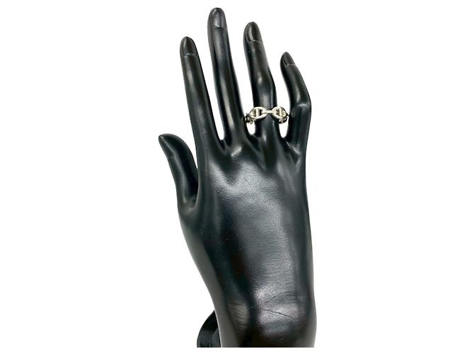 Hermès HERMES Chaine d'Ancre Enchainée PM Ring Silber - Ansicht 2