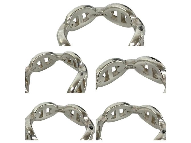 Hermès HERMES Chaine d'Ancre Enchainée PM Ring Silber - Ansicht 3