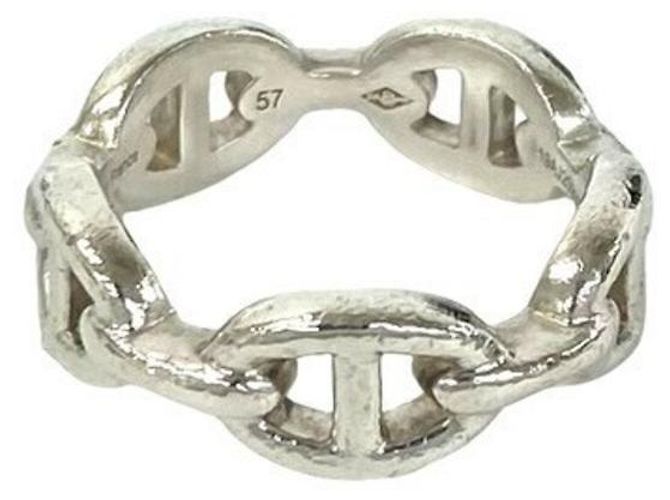Hermès HERMES Chaine d'Ancre Enchainée PM Ring Silber - Ansicht 5