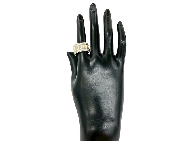 Tiffany & Co. Atlas Wide Band Ring Silber - Ansicht 2