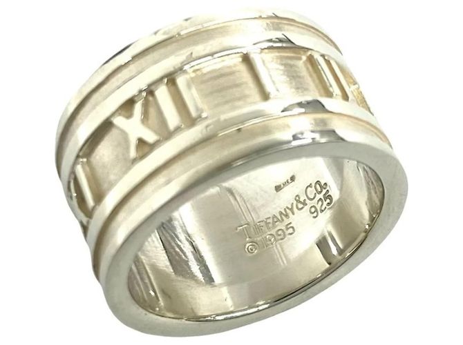 Tiffany & Co. Atlas Wide Band Ring Silber - Ansicht 3