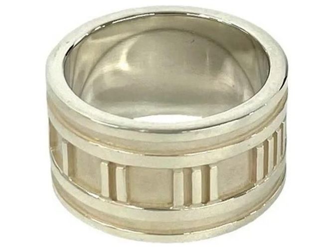 Tiffany & Co. Atlas Wide Band Ring Silber - Ansicht 4