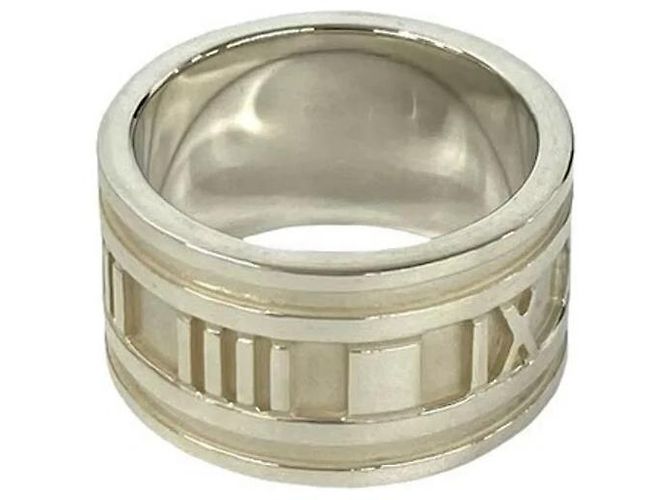 Tiffany & Co. Atlas Wide Band Ring Silber - Ansicht 5