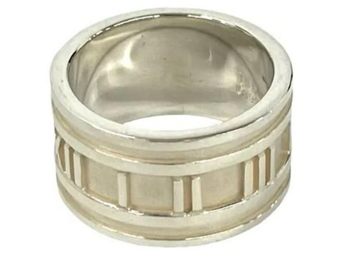 Tiffany & Co. Atlas Wide Band Ring Silber - Ansicht 6
