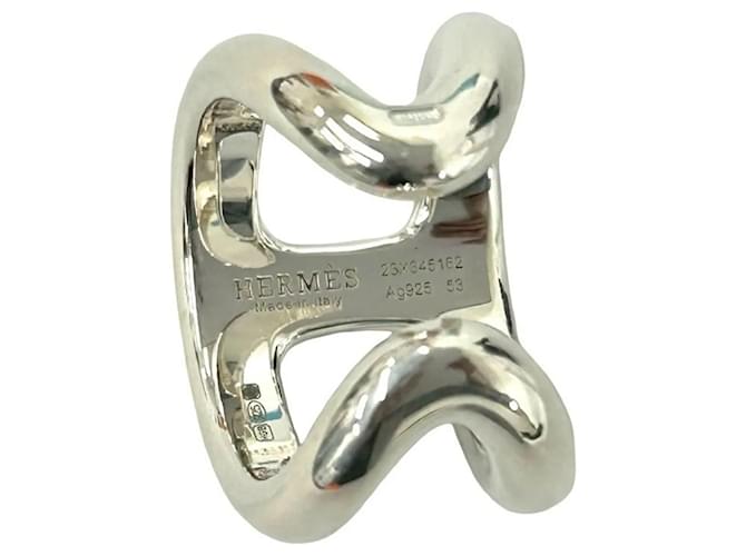 Ring Anello Osmo GM di Hermès Argento - vista 6
