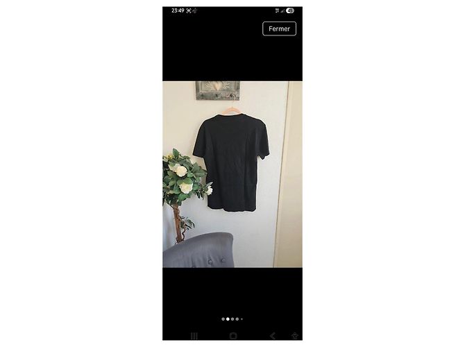 T-shirt Givenchy Paris Logo in cotone - Nero - vista 2