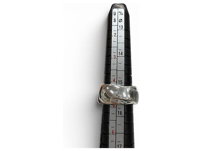 Hermès Hermes Vintage 925 Bandring mit Schleifenmotiv Silber - Ansicht 7