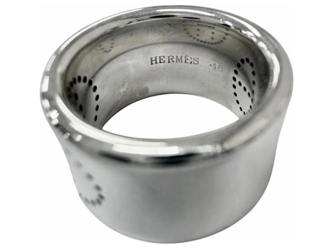 Ring Anillo Hermès AG925 Eclipse Ruban Plata - vista 4