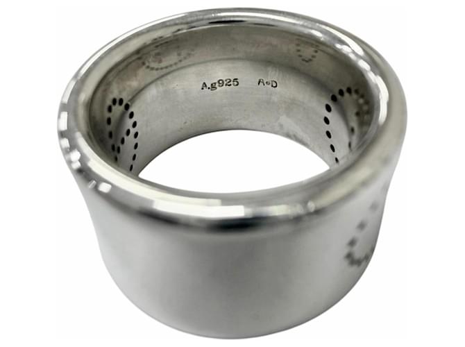 Ring Anillo Hermès AG925 Eclipse Ruban Plata - vista 5