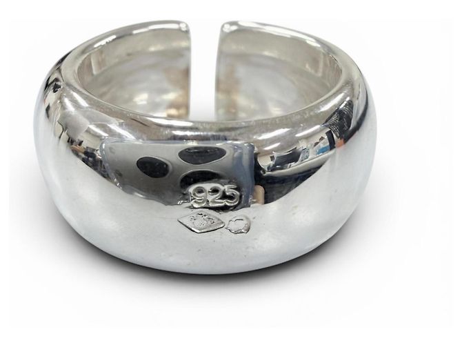 Chanel 925 Logo Design Ring Silber - Ansicht 3