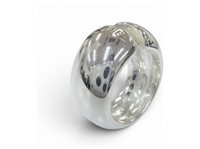Chanel 925 Logo Design Ring Silber - Ansicht 5