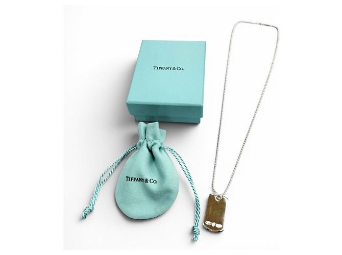 Collana con pendente con targhetta d'identità in argento Tiffany & Co. - vista 2