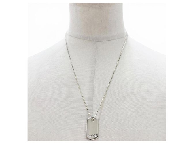Collana con pendente con targhetta d'identità in argento Tiffany & Co. - vista 3