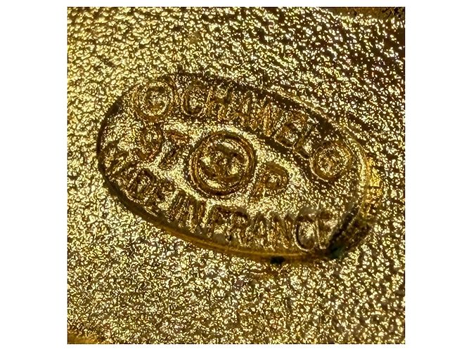 Orecchini a clip tondi Camellia Vintage Chanel D'oro - vista 6