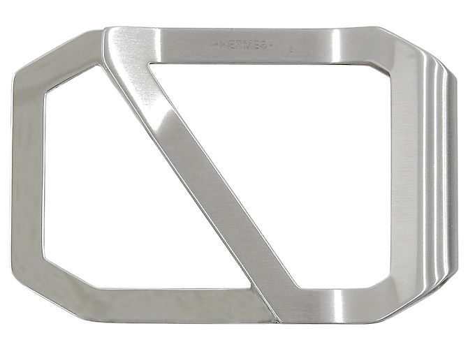 Hermès Clip per banconote HERMES Delta Chaine d'Ancre Argento - vista 2