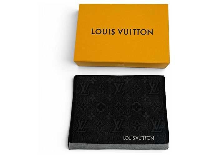 Stola Louis Vuitton My Monogram Eclipse Marrone Nero - vista 2